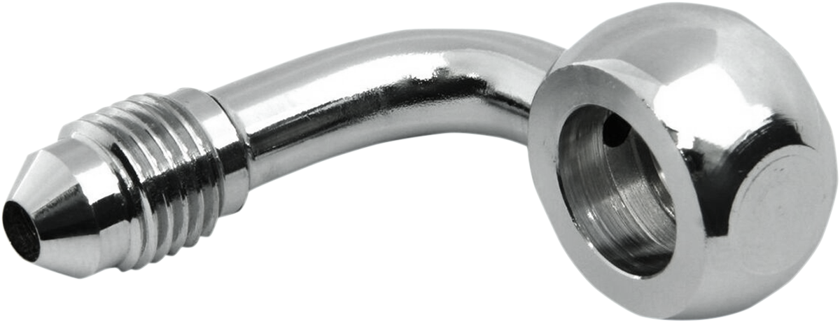 Banjo Fitting - 10 mm - AN3 90 - Chrome