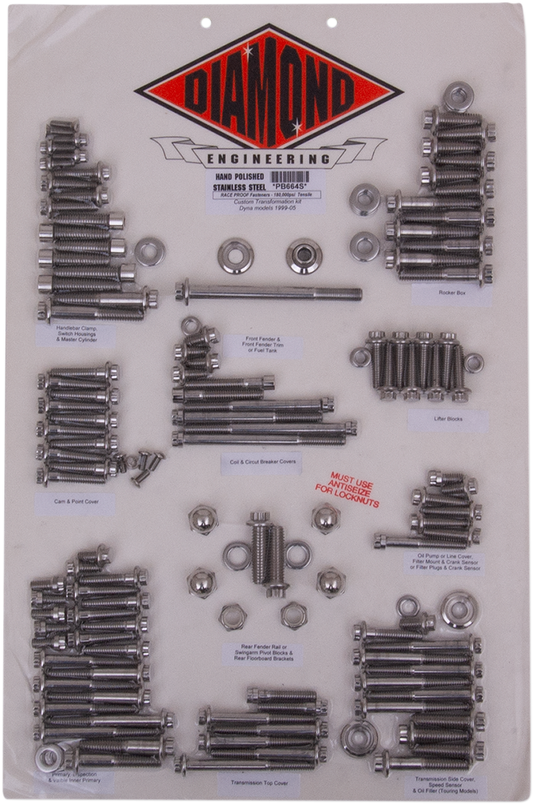 12-Point Transformation Bolt Kit - '99-'05