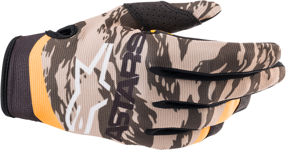 Radar Gloves - Sand/Camo/Orange - Small