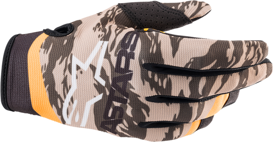 Radar Gloves - Sand/Camo/Orange - Small