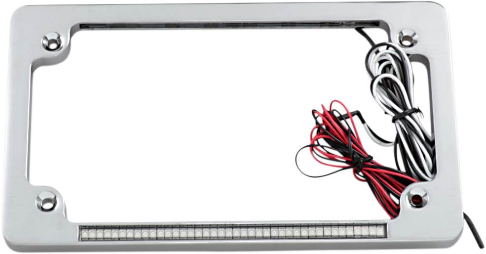 Dual License Plate Frame - Chrome
