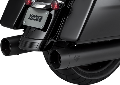 Mofles Vance & Hines 4.5" Titan 450 negro mate H-D Touring 2017 a 2022