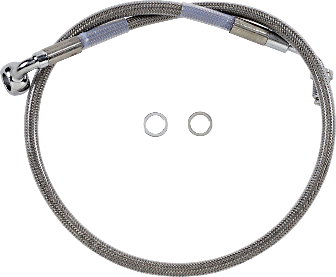 Brake Line - +4" - Stainless Steel - '18-'20 Softail