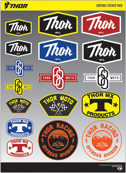 Decal Sheet - Heritage