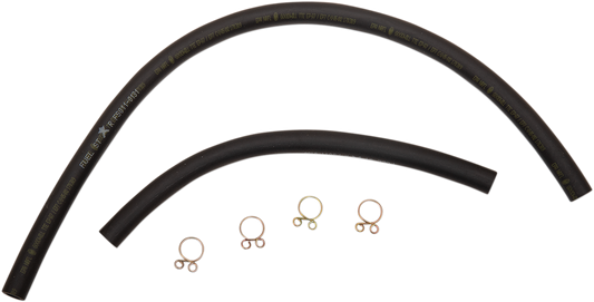 Hose and Clamp Kit with 2 Hoses - Kawasaki