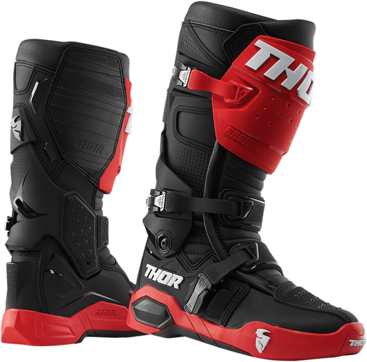 Radial Boots - Red/Black - Size 8