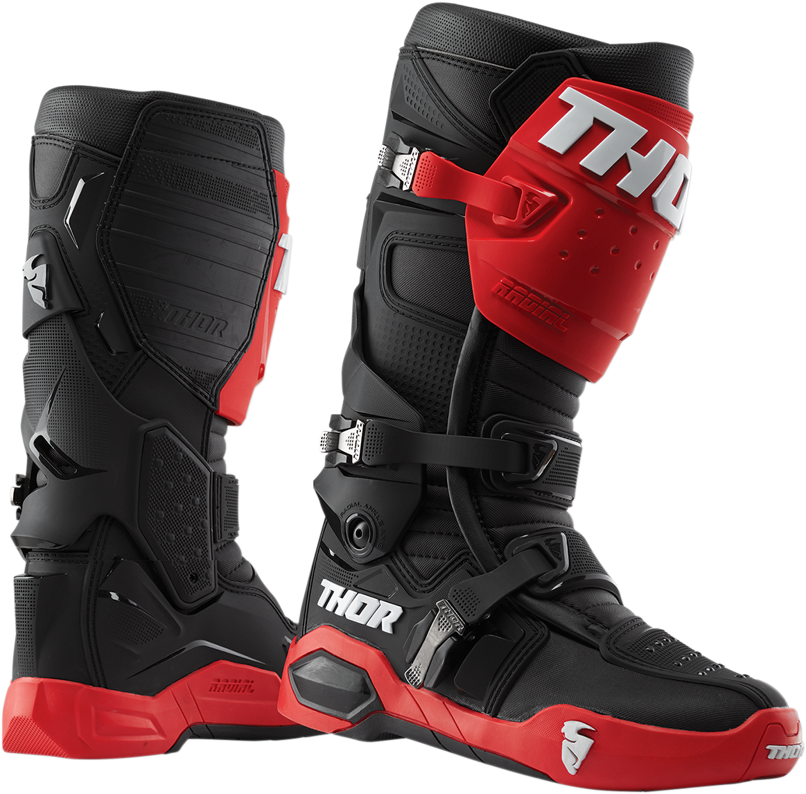 Radial Boots - Red/Black - Size 10