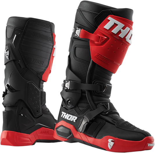 Radial Boots - Red/Black - Size 10