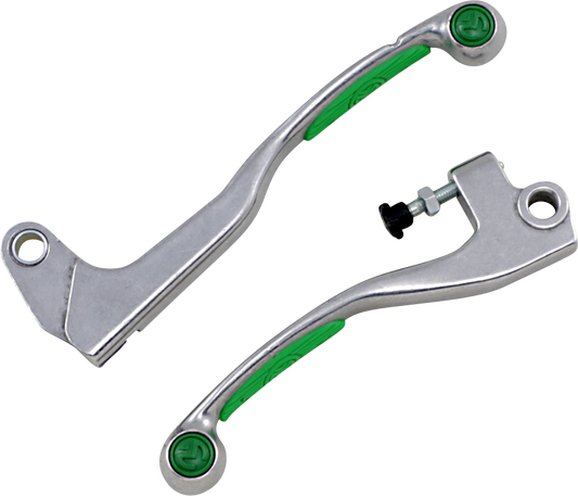 Green Competition Lever Set for Kawasaki