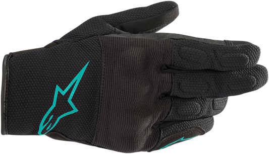 Stella S-Max Gloves - Black/Teal - XS