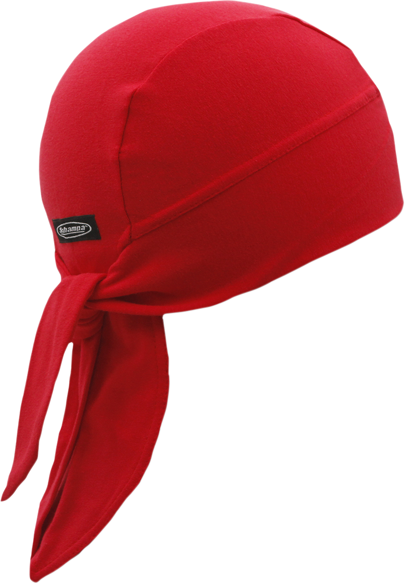 Wide Band Headwrap - Red