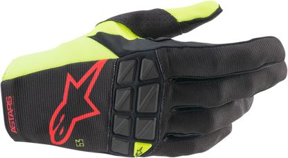 Racefend Gloves - Black/Yellow/Red - 2XL