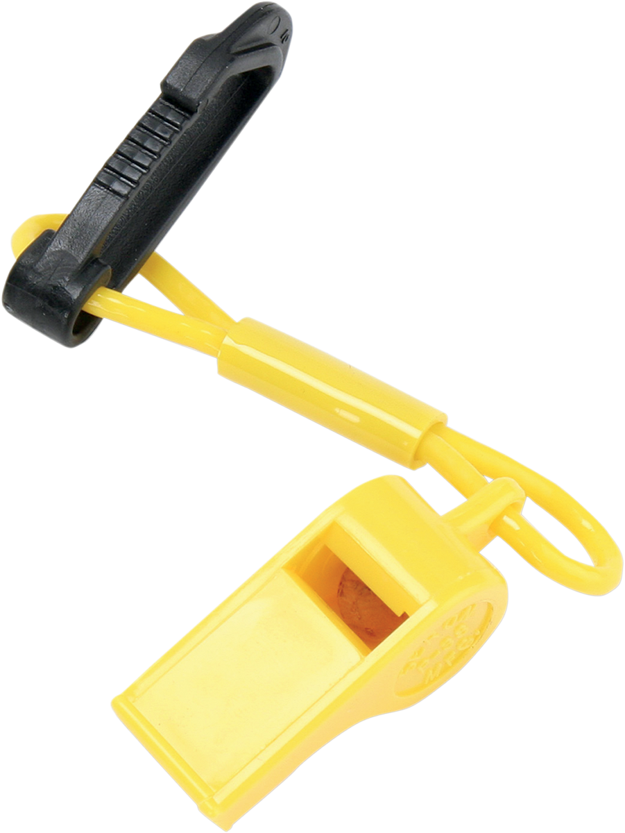 Whistle With Clip - Yellow