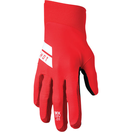 Guantes Agile Hero - Rojo/Blanco