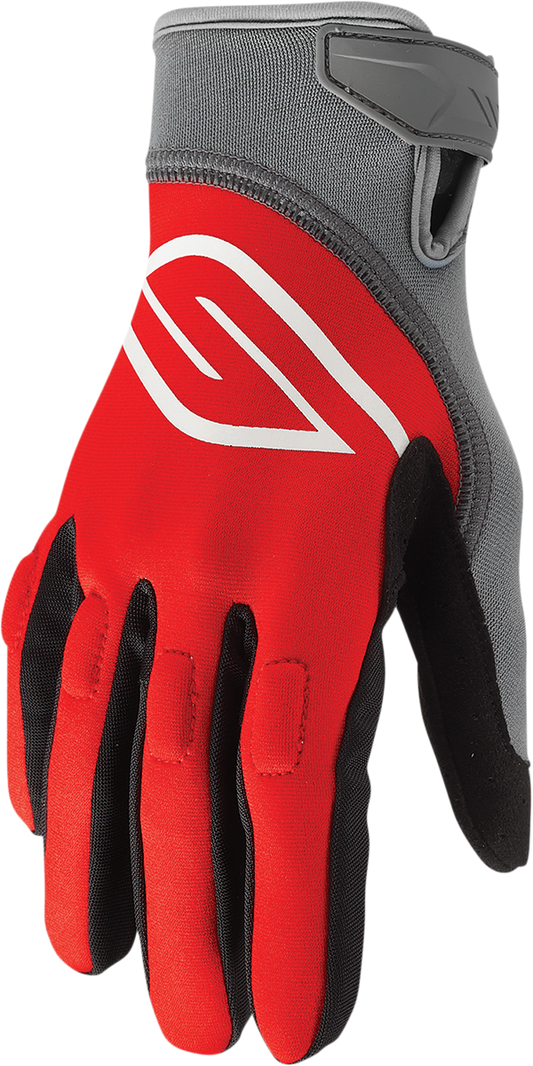 Circuit Gloves - Red/Charcoal - XL