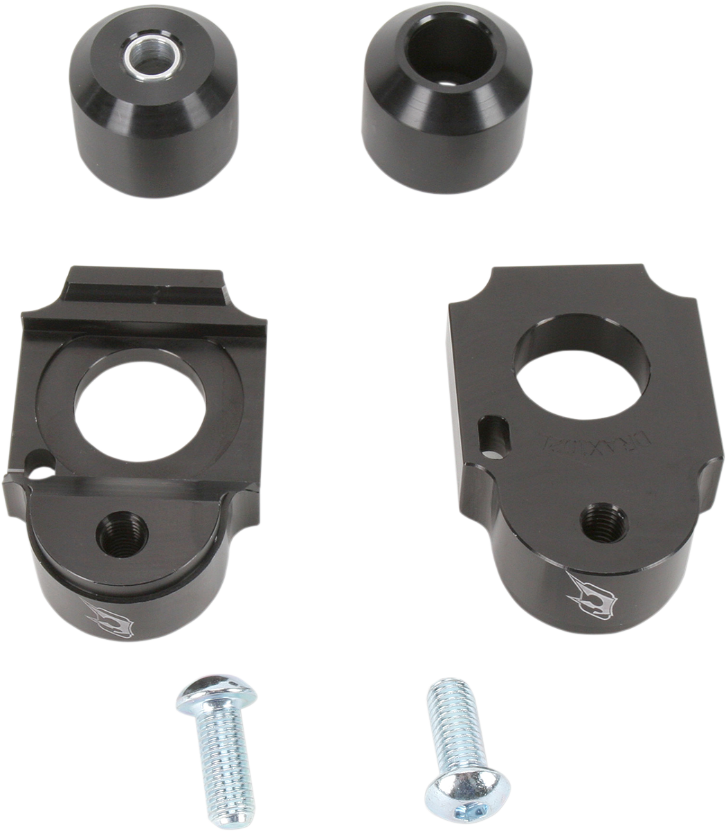 Axle Block Sliders - Suzuki - Black