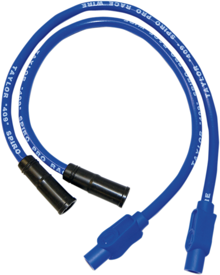 10.4 mm Spark Plug Wire - Black - '99-'08 Blue