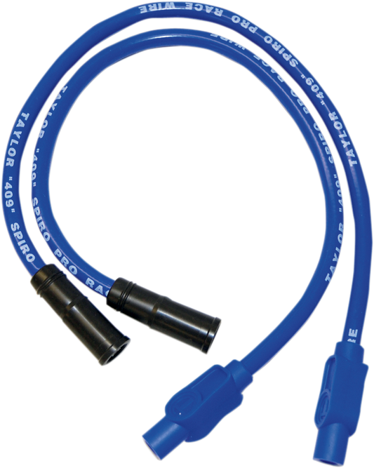 10.4 mm Spark Plug Wire - Black - '99-'08 Blue