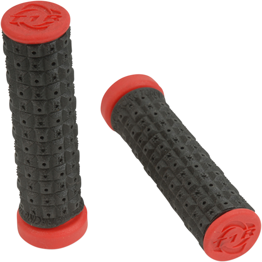 Grips - Enduro - Dual - ATV - Black/Red