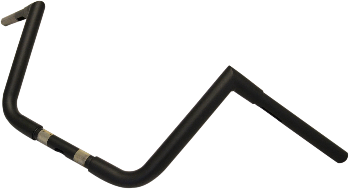 Flat Black 10" Big Twin Peaks Handlebar