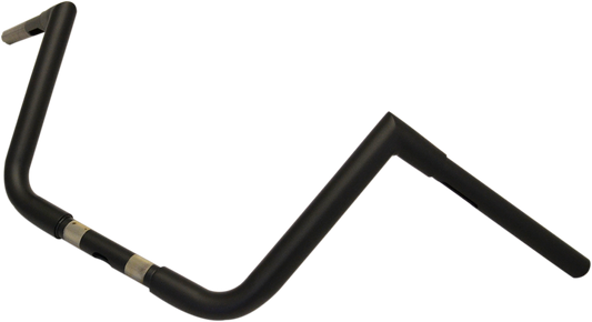 Flat Black 10" Big Twin Peaks Handlebar
