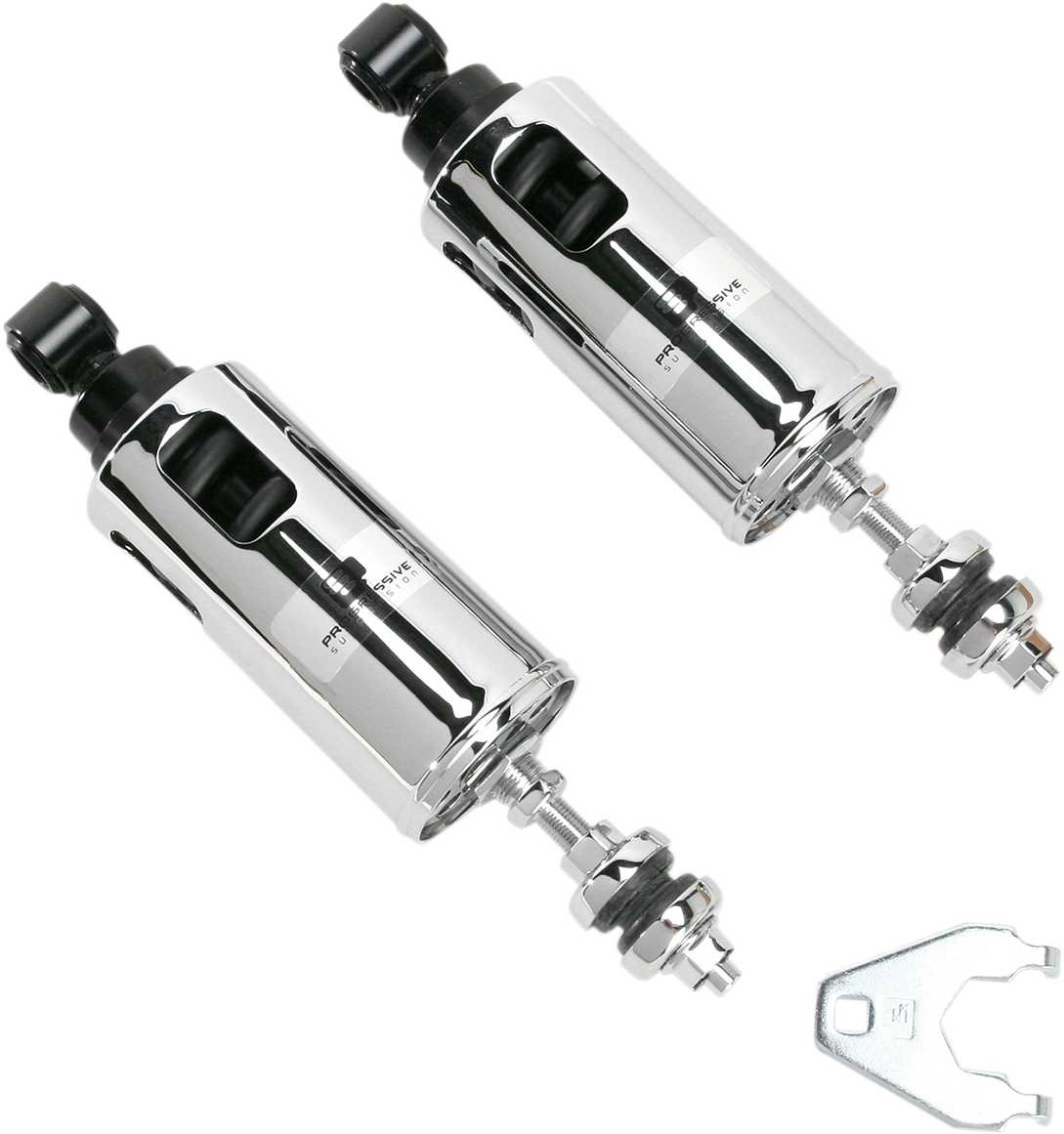 422 Series Adjustable Shocks - Chrome - Standard