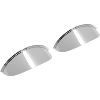 Visores de Faros Auxiliares 4 1/2" - Cromo