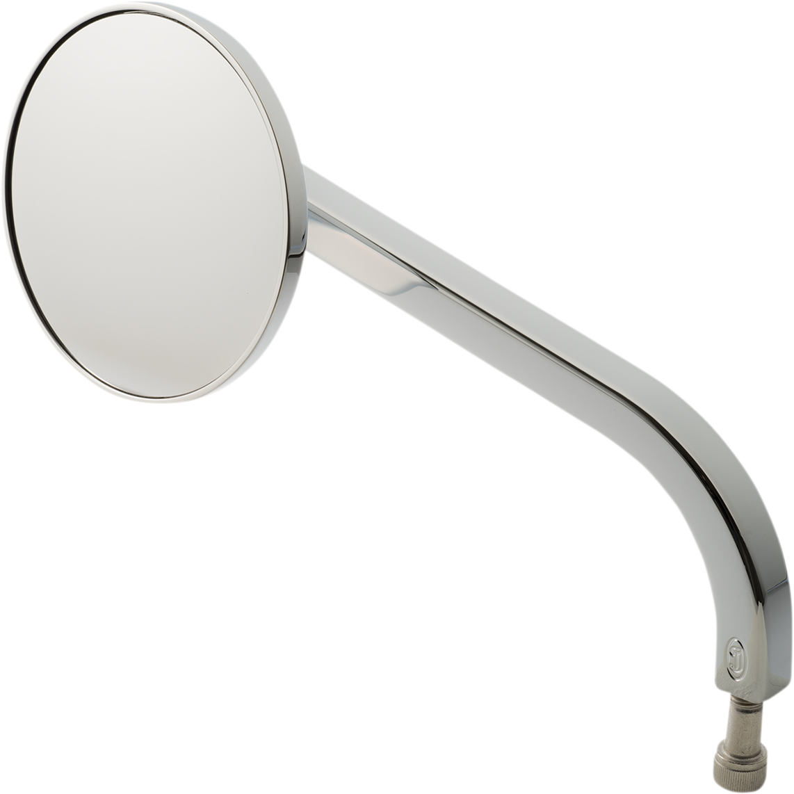 No. 7 Standard 3-1/4" Round Mirror - Chrome - Left