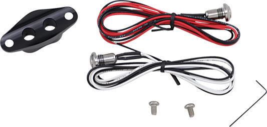 Interruptores De Botón Doble - Negro