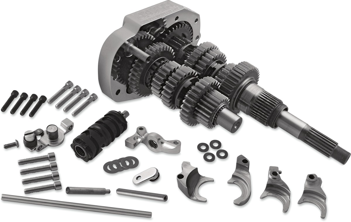 6-Speed Gears - 3.24 1st/0.86 6th