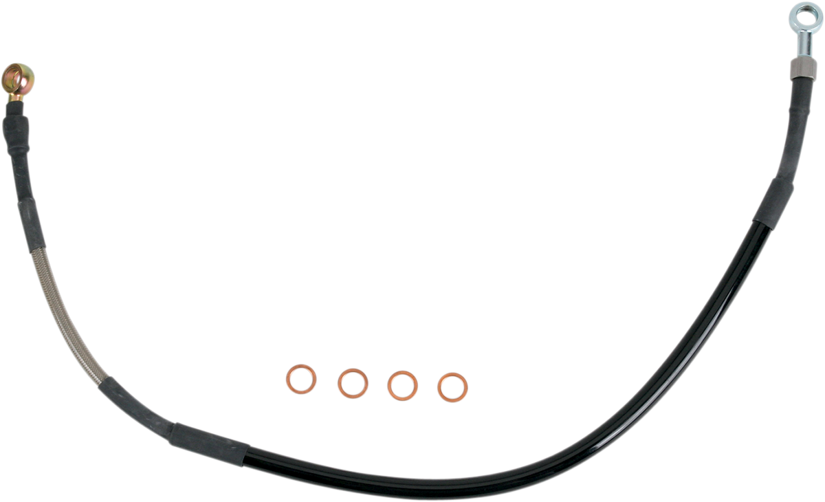 Brake Line - Rear - Stainless Steel - Yamaha