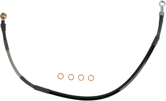Brake Line - Rear - Stainless Steel - Yamaha