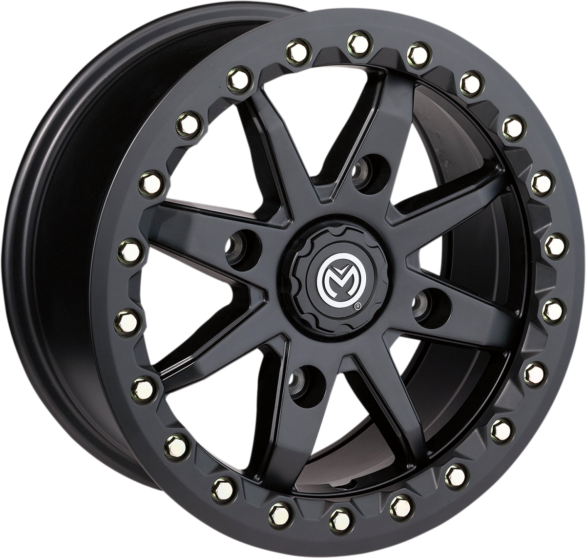 Beadlock Wheel - 544X - Front/Rear - Black - 14x7 - 4/110