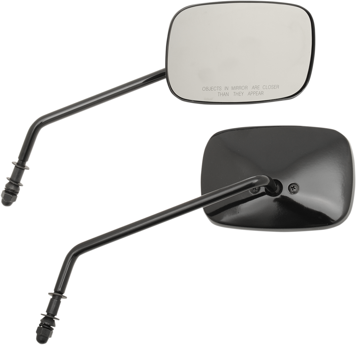 Rectangle Mirrors - Long - Black