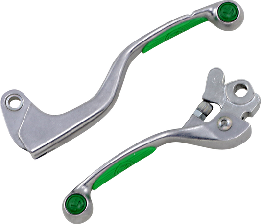 Green Competition Lever Set for KX125/250