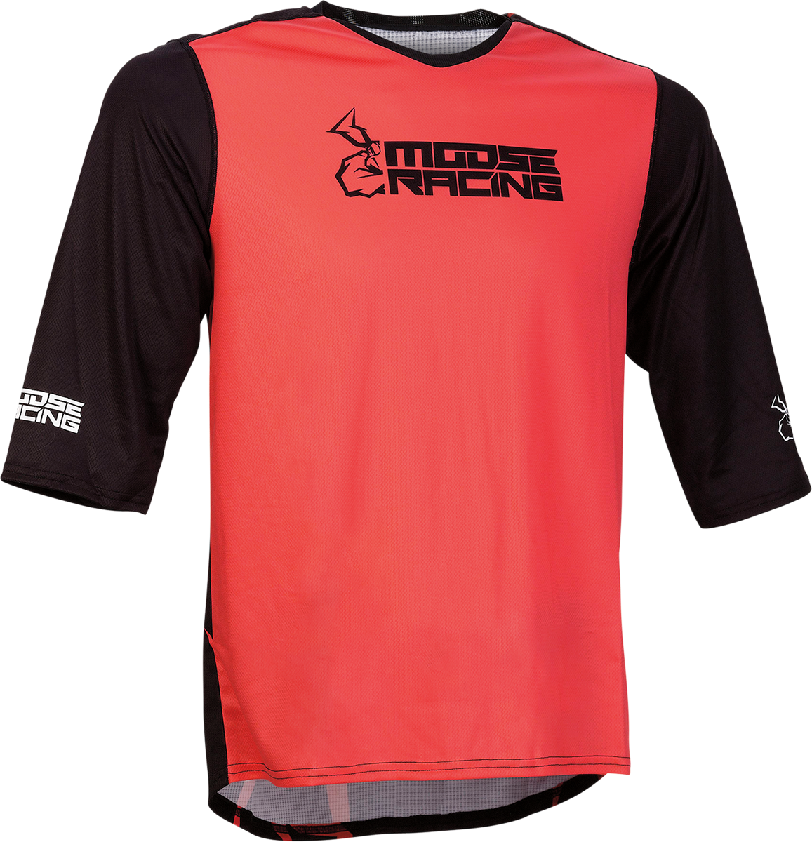 MTB Jersey - 3/4 Sleeve - Red - Large