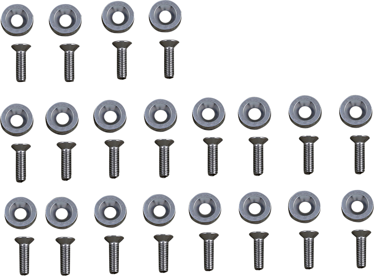 Fender Washer Kit - Silver