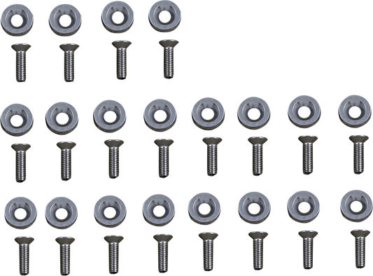 Fender Washer Kit - Silver