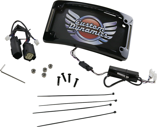 Curved License Plate Frame - Black