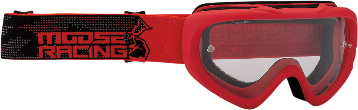 Youth Qualifier Goggles - Agroid - Red