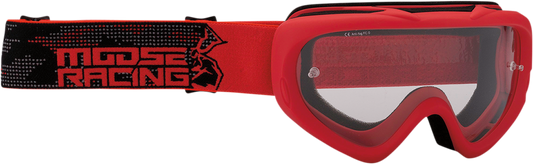 Youth Qualifier Goggles - Agroid - Red