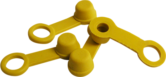 Bleeder Caps - Yellow - 4-Pack