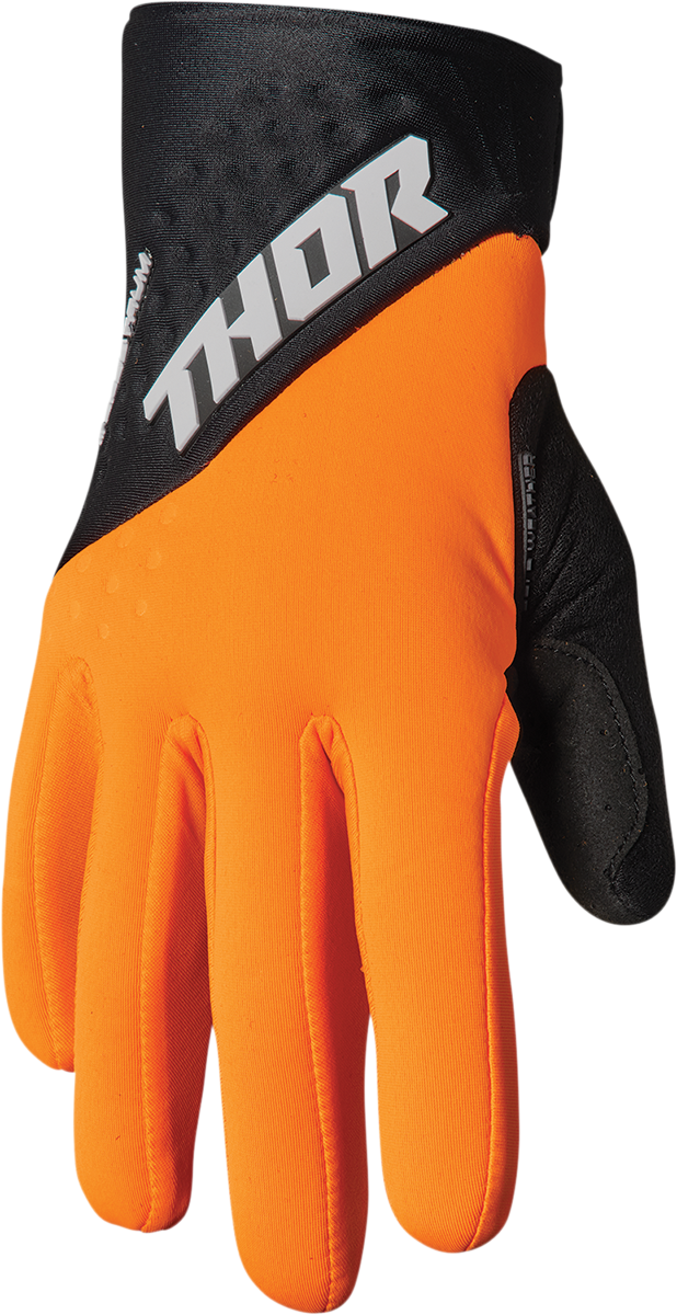 Spectrum Cold Gloves - Orange/Black - Small