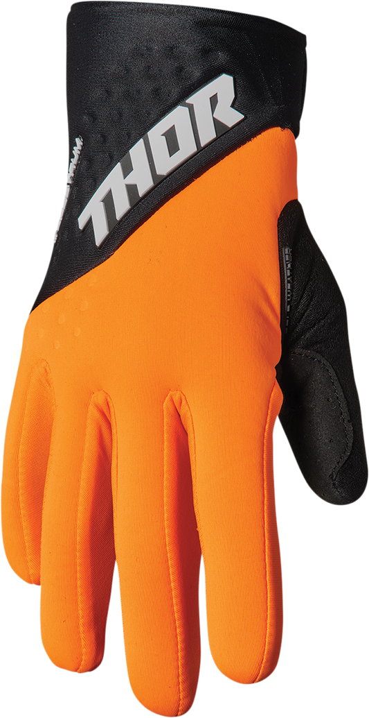 Spectrum Cold Gloves - Orange/Black - Small