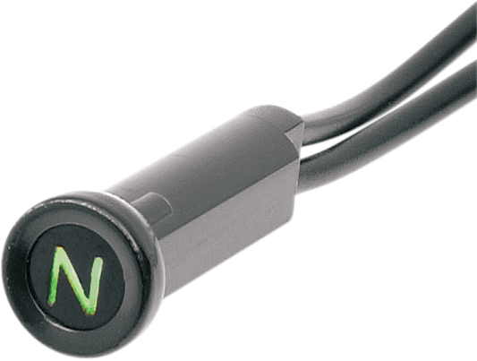 Snap-In Indicator Light - Neutral - Black Bezel