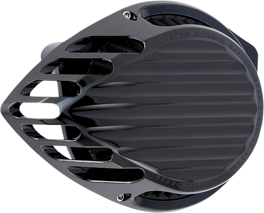 Finned Air Cleaner - Black
