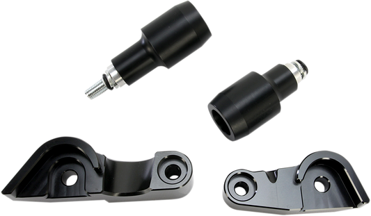 Frame Sliders - Black - Honda