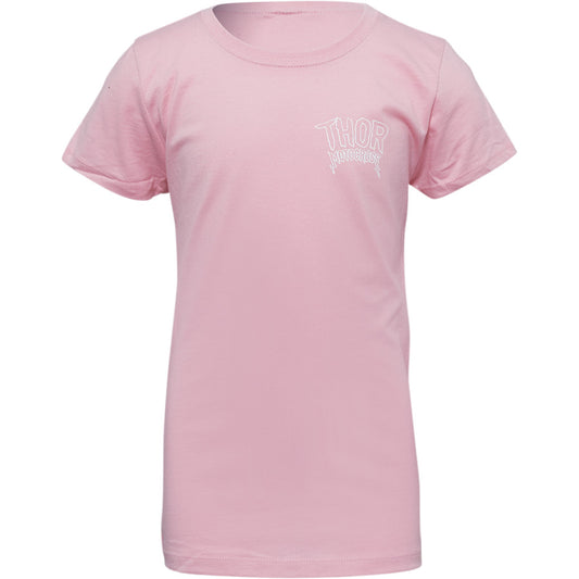 Girl's Metal T-Shirt - Pink - XS