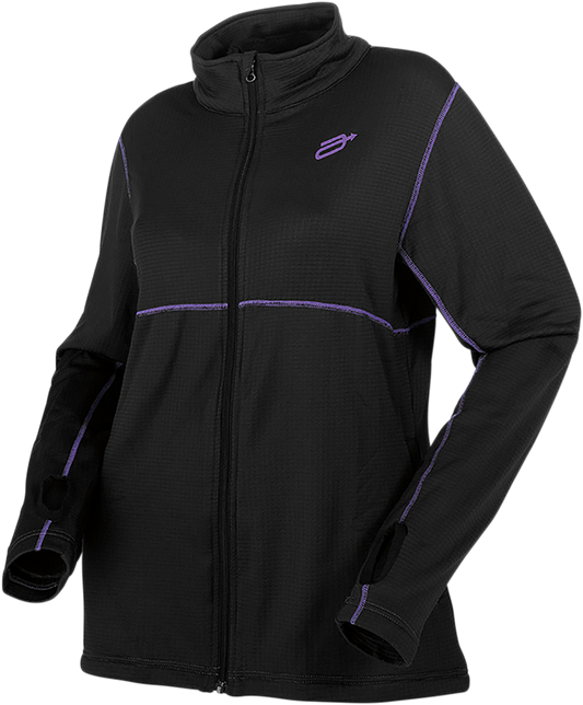 Women's Insulator Mid-Weight Fleece - Black - XS