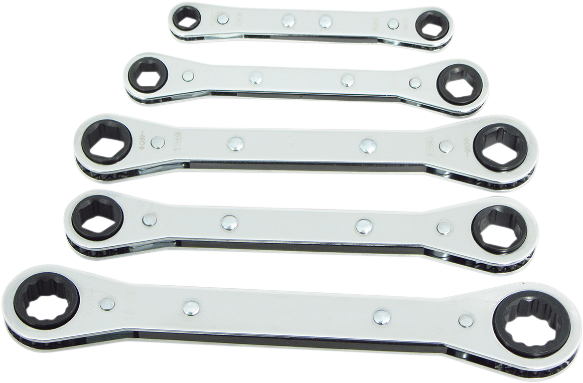 Wrench Set Ratcheting Society of Automotive Engineers